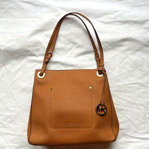 Leather Michael Kors handbag